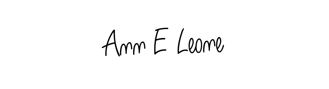 Use a signature maker to create a handwritten signature online. With this signature software, you can design (Angelique-Rose-font-FFP) your own signature for name Ann E Leone. Ann E Leone signature style 5 images and pictures png