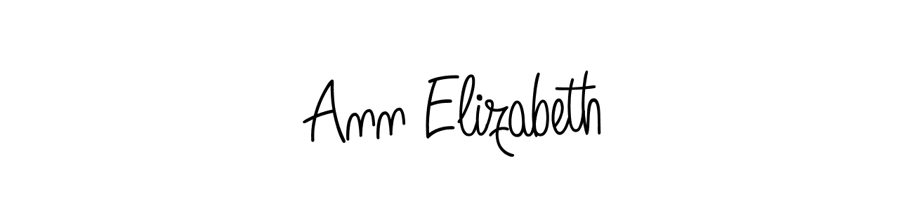 Also You can easily find your signature by using the search form. We will create Ann Elizabeth name handwritten signature images for you free of cost using Angelique-Rose-font-FFP sign style. Ann Elizabeth signature style 5 images and pictures png