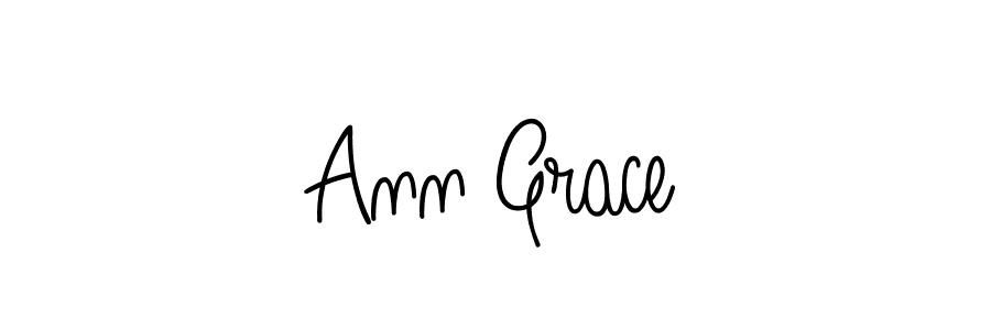 You should practise on your own different ways (Angelique-Rose-font-FFP) to write your name (Ann Grace) in signature. don't let someone else do it for you. Ann Grace signature style 5 images and pictures png