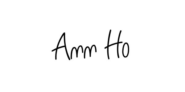 Angelique-Rose-font-FFP is a professional signature style that is perfect for those who want to add a touch of class to their signature. It is also a great choice for those who want to make their signature more unique. Get Ann Ho name to fancy signature for free. Ann Ho signature style 5 images and pictures png