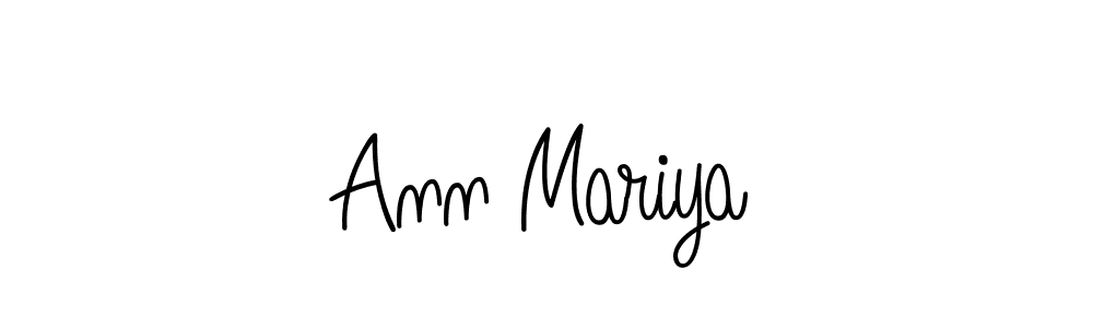Also You can easily find your signature by using the search form. We will create Ann Mariya name handwritten signature images for you free of cost using Angelique-Rose-font-FFP sign style. Ann Mariya signature style 5 images and pictures png