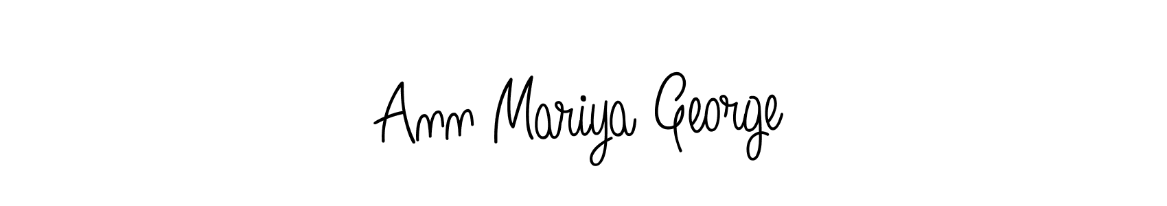 Make a beautiful signature design for name Ann Mariya George. Use this online signature maker to create a handwritten signature for free. Ann Mariya George signature style 5 images and pictures png