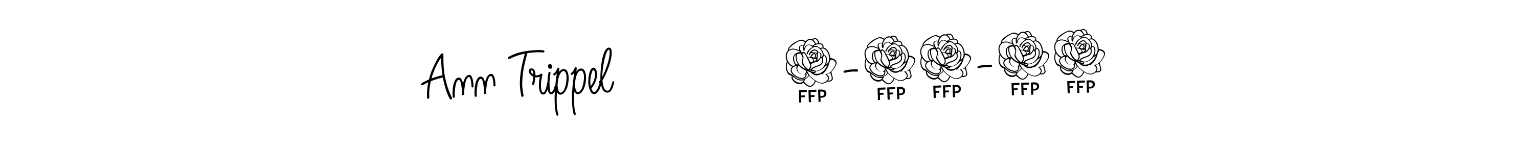 Design your own signature with our free online signature maker. With this signature software, you can create a handwritten (Angelique-Rose-font-FFP) signature for name Ann Trippel            5-20-24. Ann Trippel            5-20-24 signature style 5 images and pictures png