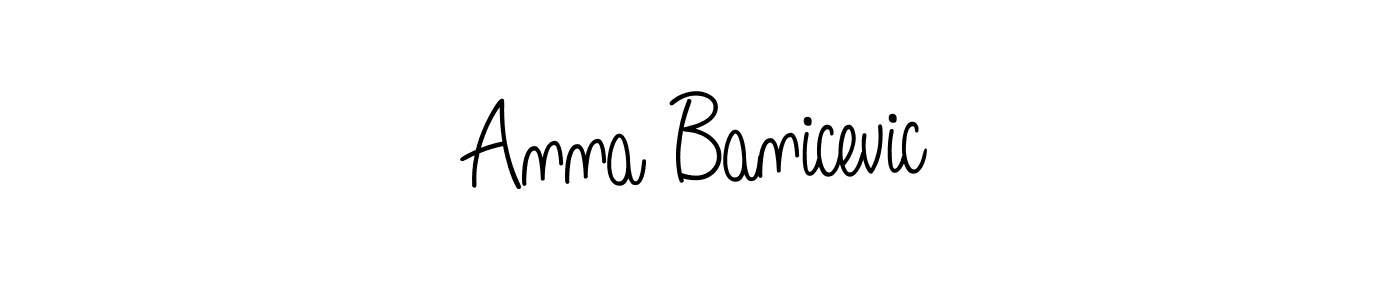 Make a beautiful signature design for name Anna Banicevic. Use this online signature maker to create a handwritten signature for free. Anna Banicevic signature style 5 images and pictures png