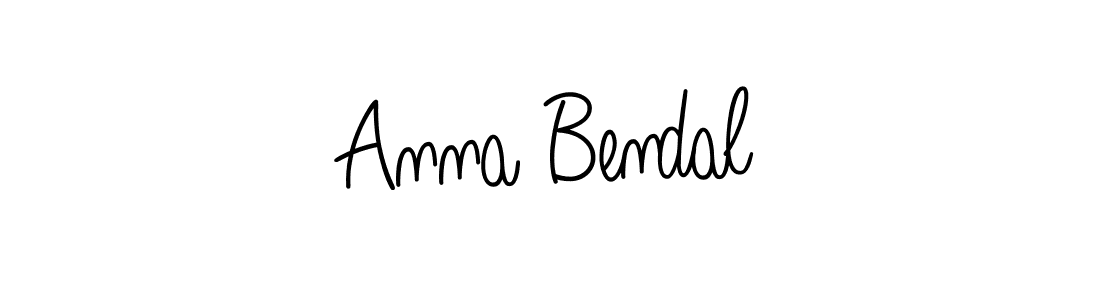 Anna Bendal stylish signature style. Best Handwritten Sign (Angelique-Rose-font-FFP) for my name. Handwritten Signature Collection Ideas for my name Anna Bendal. Anna Bendal signature style 5 images and pictures png