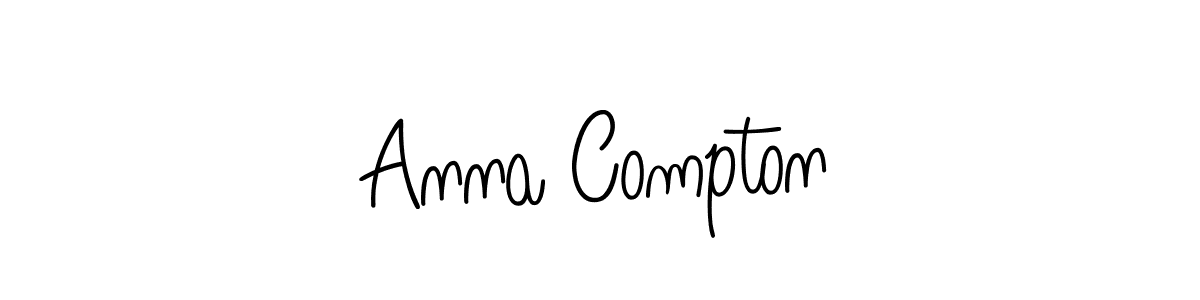 Use a signature maker to create a handwritten signature online. With this signature software, you can design (Angelique-Rose-font-FFP) your own signature for name Anna Compton. Anna Compton signature style 5 images and pictures png