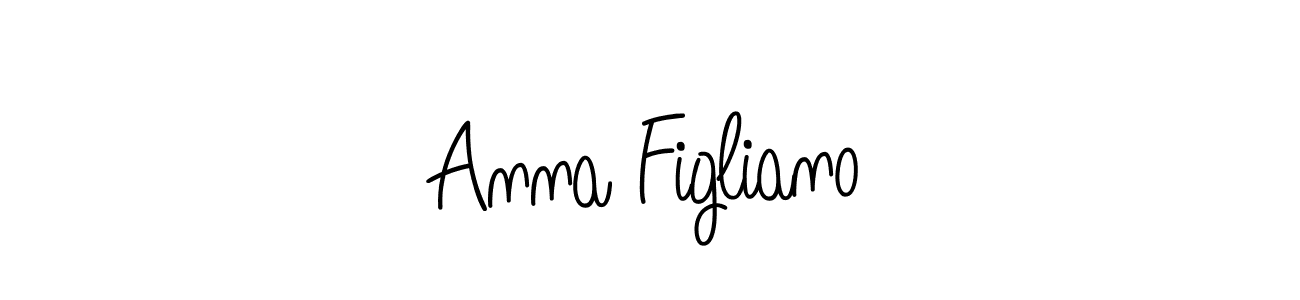 Use a signature maker to create a handwritten signature online. With this signature software, you can design (Angelique-Rose-font-FFP) your own signature for name Anna Figliano. Anna Figliano signature style 5 images and pictures png