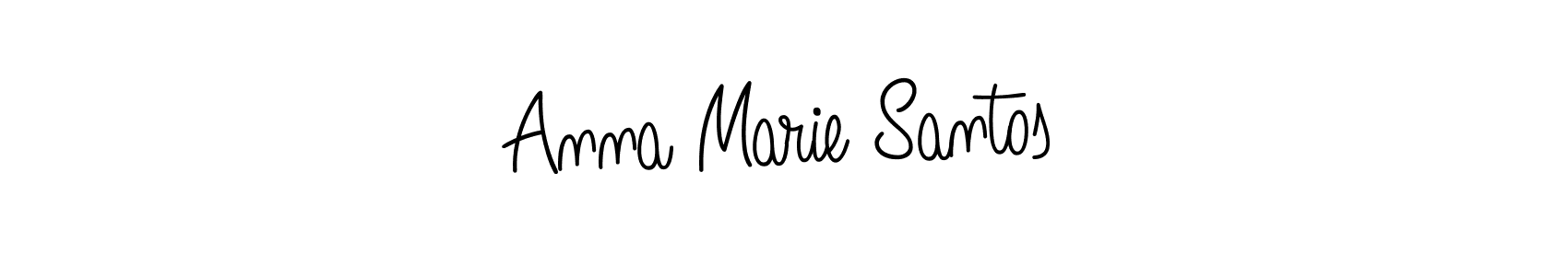 Create a beautiful signature design for name Anna Marie Santos. With this signature (Angelique-Rose-font-FFP) fonts, you can make a handwritten signature for free. Anna Marie Santos signature style 5 images and pictures png