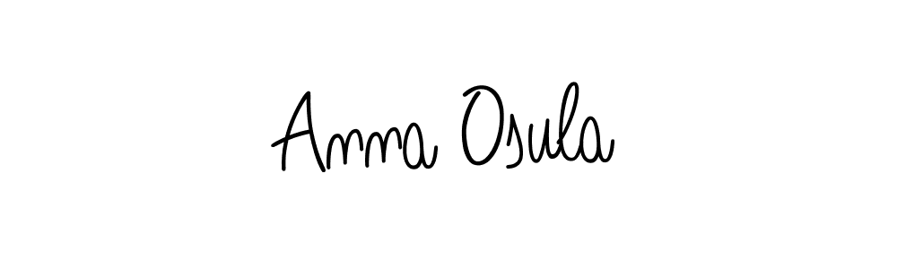 Create a beautiful signature design for name Anna Osula. With this signature (Angelique-Rose-font-FFP) fonts, you can make a handwritten signature for free. Anna Osula signature style 5 images and pictures png