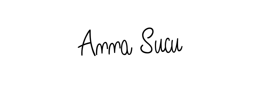 Check out images of Autograph of Anna Sucu name. Actor Anna Sucu Signature Style. Angelique-Rose-font-FFP is a professional sign style online. Anna Sucu signature style 5 images and pictures png