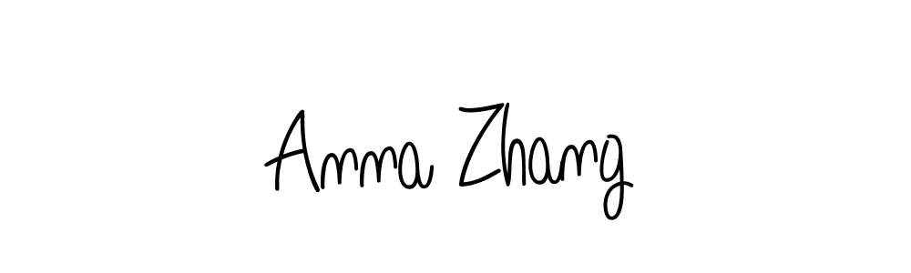 Design your own signature with our free online signature maker. With this signature software, you can create a handwritten (Angelique-Rose-font-FFP) signature for name Anna Zhang. Anna Zhang signature style 5 images and pictures png