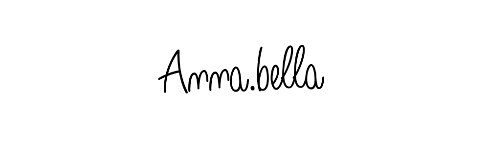 Make a beautiful signature design for name Anna.bella. With this signature (Angelique-Rose-font-FFP) style, you can create a handwritten signature for free. Anna.bella signature style 5 images and pictures png