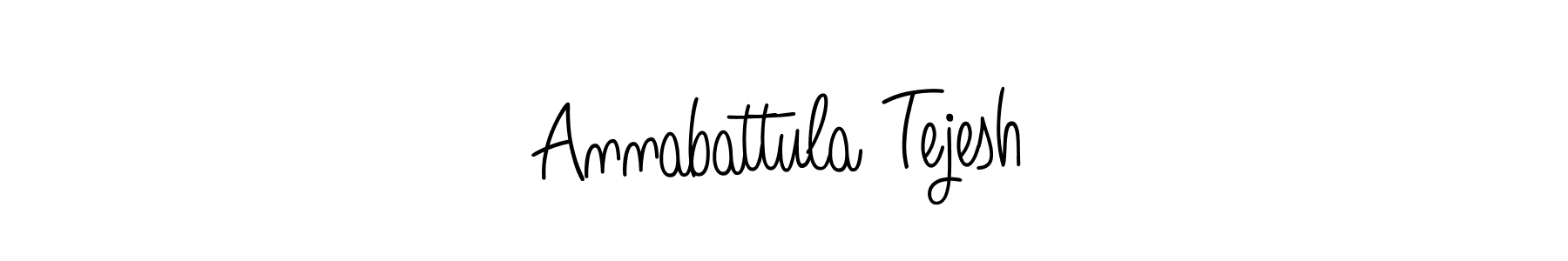 Make a beautiful signature design for name Annabattula Tejesh. Use this online signature maker to create a handwritten signature for free. Annabattula Tejesh signature style 5 images and pictures png