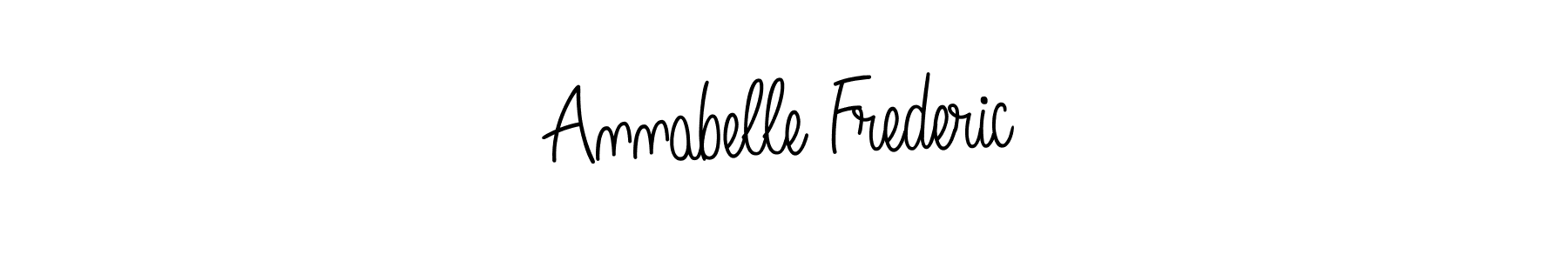 How to make Annabelle Frederic signature? Angelique-Rose-font-FFP is a professional autograph style. Create handwritten signature for Annabelle Frederic name. Annabelle Frederic signature style 5 images and pictures png