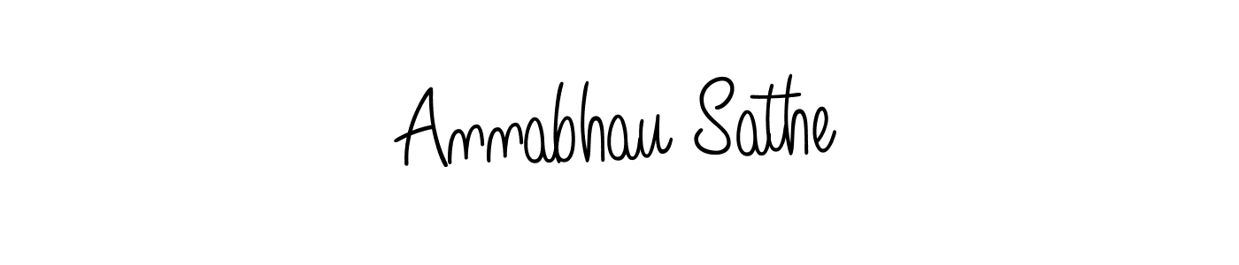 You should practise on your own different ways (Angelique-Rose-font-FFP) to write your name (Annabhau Sathe) in signature. don't let someone else do it for you. Annabhau Sathe signature style 5 images and pictures png