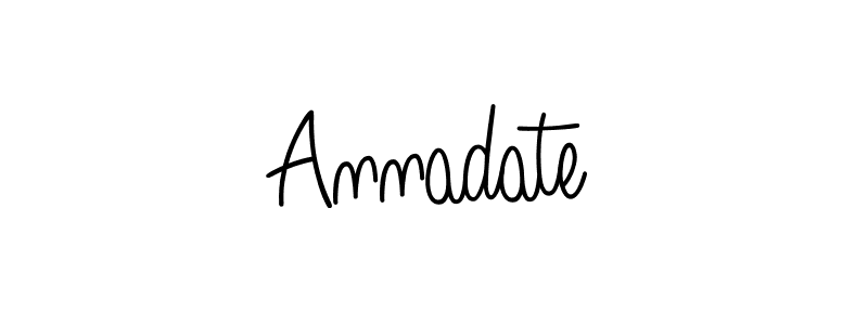 Annadate stylish signature style. Best Handwritten Sign (Angelique-Rose-font-FFP) for my name. Handwritten Signature Collection Ideas for my name Annadate. Annadate signature style 5 images and pictures png
