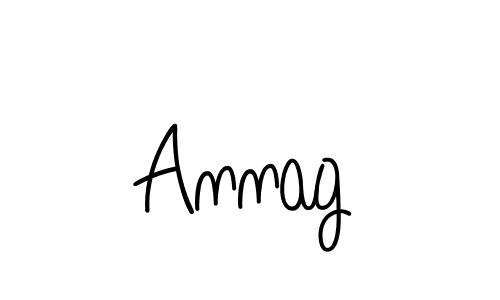 Annag stylish signature style. Best Handwritten Sign (Angelique-Rose-font-FFP) for my name. Handwritten Signature Collection Ideas for my name Annag. Annag signature style 5 images and pictures png