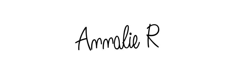 Make a beautiful signature design for name Annalie R. Use this online signature maker to create a handwritten signature for free. Annalie R signature style 5 images and pictures png