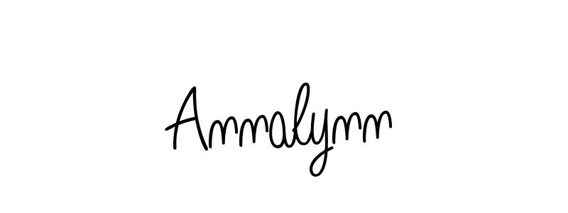 Annalynn stylish signature style. Best Handwritten Sign (Angelique-Rose-font-FFP) for my name. Handwritten Signature Collection Ideas for my name Annalynn. Annalynn signature style 5 images and pictures png