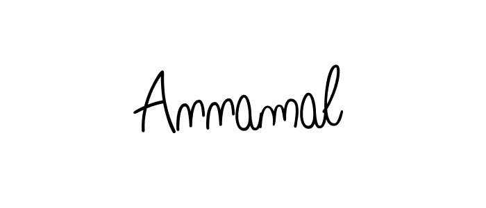 How to make Annamal signature? Angelique-Rose-font-FFP is a professional autograph style. Create handwritten signature for Annamal name. Annamal signature style 5 images and pictures png