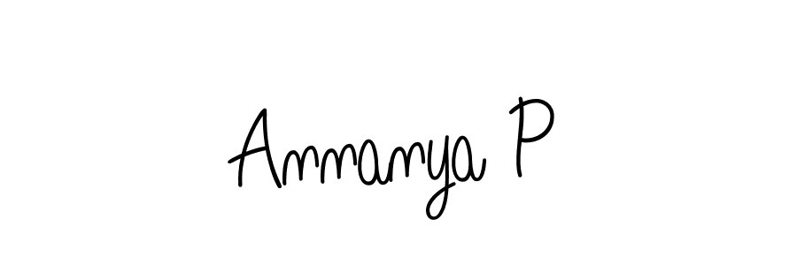 if you are searching for the best signature style for your name Annanya P. so please give up your signature search. here we have designed multiple signature styles  using Angelique-Rose-font-FFP. Annanya P signature style 5 images and pictures png