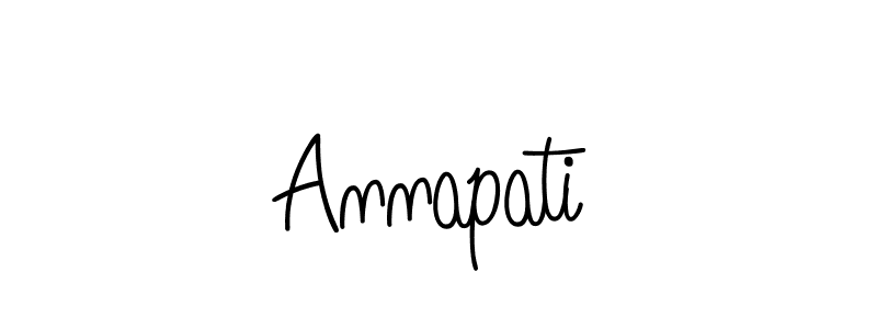 You should practise on your own different ways (Angelique-Rose-font-FFP) to write your name (Annapati) in signature. don't let someone else do it for you. Annapati signature style 5 images and pictures png