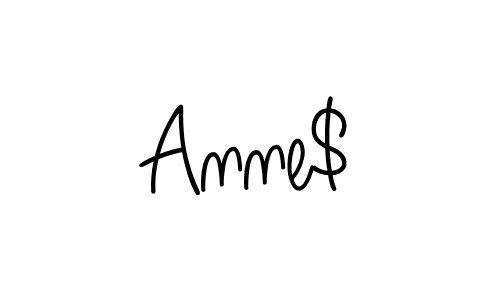 How to make Anne$ signature? Angelique-Rose-font-FFP is a professional autograph style. Create handwritten signature for Anne$ name. Anne$ signature style 5 images and pictures png