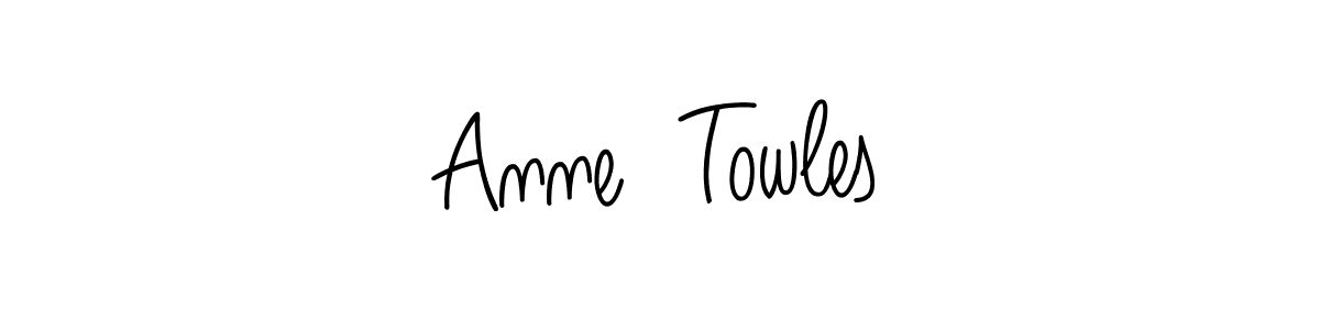 Best and Professional Signature Style for Anne  Towles. Angelique-Rose-font-FFP Best Signature Style Collection. Anne  Towles signature style 5 images and pictures png