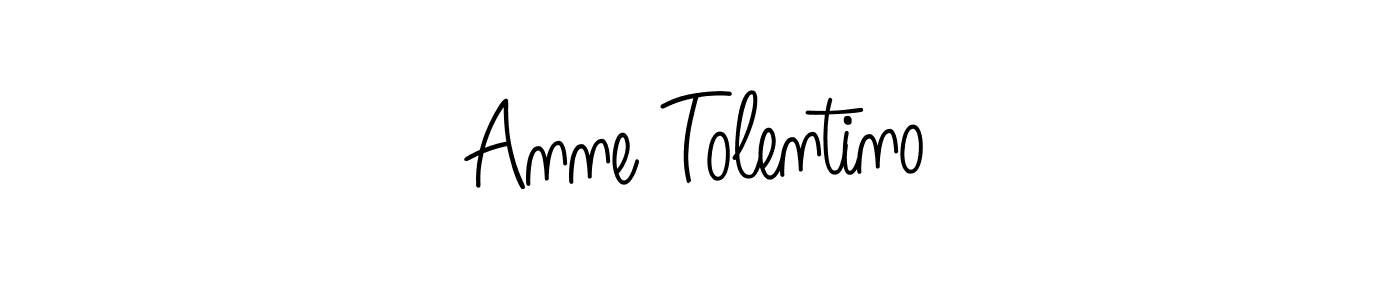 Create a beautiful signature design for name Anne Tolentino. With this signature (Angelique-Rose-font-FFP) fonts, you can make a handwritten signature for free. Anne Tolentino signature style 5 images and pictures png