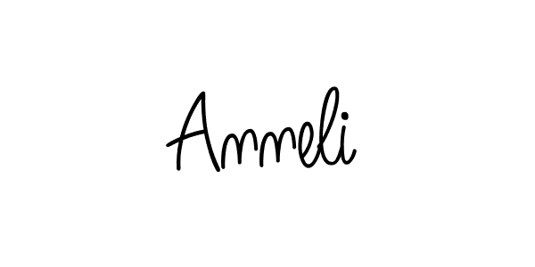 Make a beautiful signature design for name Anneli. Use this online signature maker to create a handwritten signature for free. Anneli signature style 5 images and pictures png