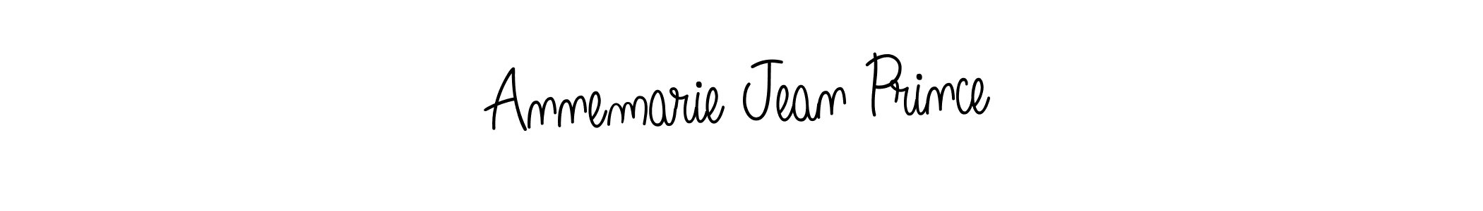 How to make Annemarie Jean Prince name signature. Use Angelique-Rose-font-FFP style for creating short signs online. This is the latest handwritten sign. Annemarie Jean Prince signature style 5 images and pictures png