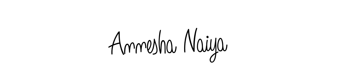 How to make Annesha Naiya signature? Angelique-Rose-font-FFP is a professional autograph style. Create handwritten signature for Annesha Naiya name. Annesha Naiya signature style 5 images and pictures png