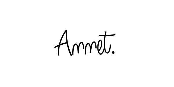 Also we have Annet. name is the best signature style. Create professional handwritten signature collection using Angelique-Rose-font-FFP autograph style. Annet. signature style 5 images and pictures png