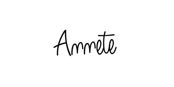 Use a signature maker to create a handwritten signature online. With this signature software, you can design (Angelique-Rose-font-FFP) your own signature for name Annete. Annete signature style 5 images and pictures png