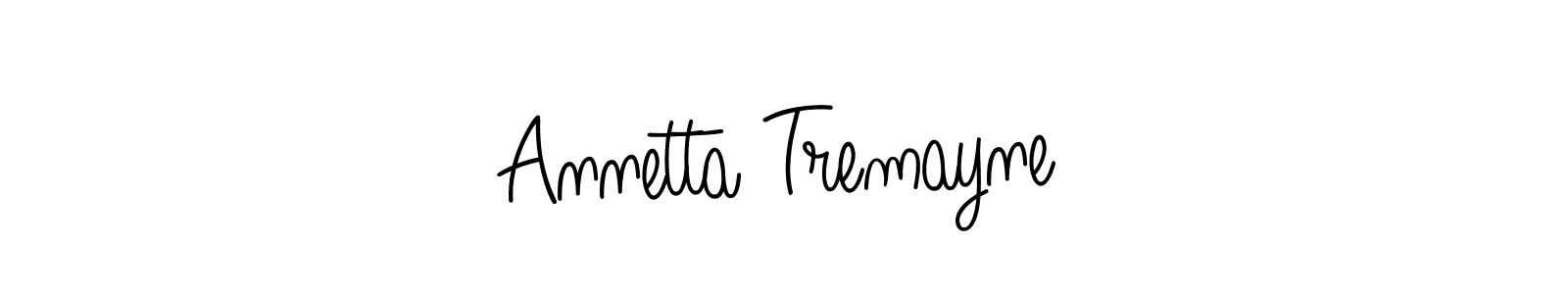 Also we have Annetta Tremayne name is the best signature style. Create professional handwritten signature collection using Angelique-Rose-font-FFP autograph style. Annetta Tremayne signature style 5 images and pictures png