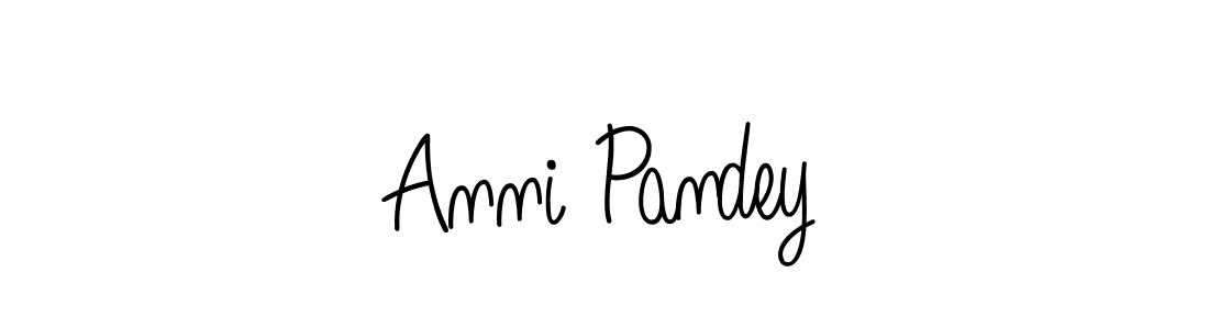 Create a beautiful signature design for name Anni Pandey. With this signature (Angelique-Rose-font-FFP) fonts, you can make a handwritten signature for free. Anni Pandey signature style 5 images and pictures png