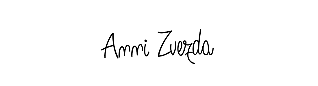 Create a beautiful signature design for name Anni Zvezda. With this signature (Angelique-Rose-font-FFP) fonts, you can make a handwritten signature for free. Anni Zvezda signature style 5 images and pictures png