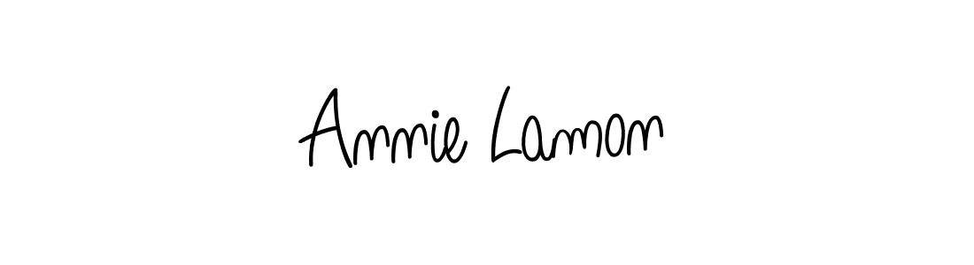 Also You can easily find your signature by using the search form. We will create Annie Lamon name handwritten signature images for you free of cost using Angelique-Rose-font-FFP sign style. Annie Lamon signature style 5 images and pictures png