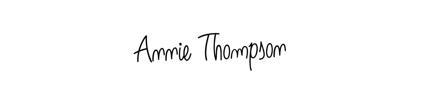 Make a beautiful signature design for name Annie Thompson. With this signature (Angelique-Rose-font-FFP) style, you can create a handwritten signature for free. Annie Thompson signature style 5 images and pictures png