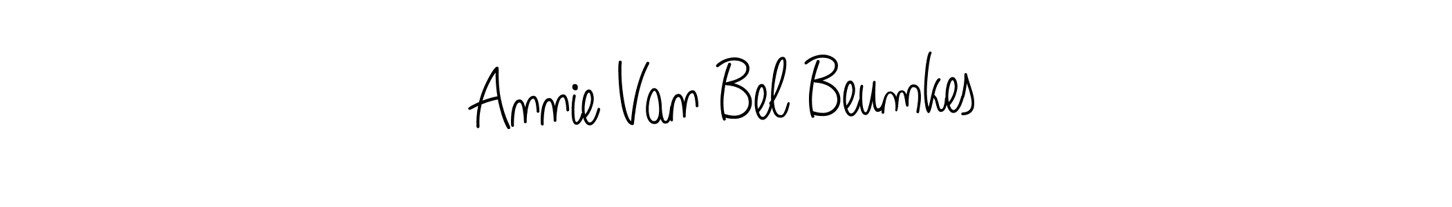 if you are searching for the best signature style for your name Annie Van Bel Beumkes. so please give up your signature search. here we have designed multiple signature styles  using Angelique-Rose-font-FFP. Annie Van Bel Beumkes signature style 5 images and pictures png