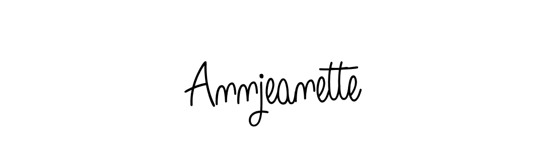 Use a signature maker to create a handwritten signature online. With this signature software, you can design (Angelique-Rose-font-FFP) your own signature for name Annjeanette. Annjeanette signature style 5 images and pictures png