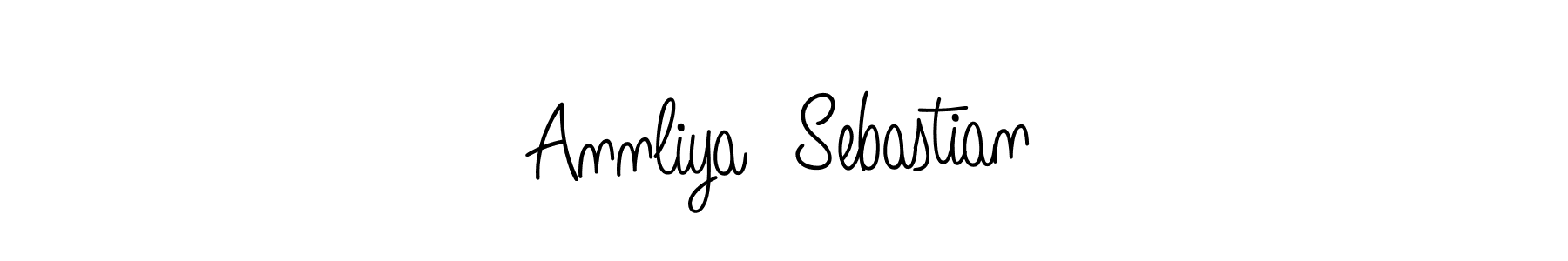 Make a beautiful signature design for name Annliya  Sebastian. With this signature (Angelique-Rose-font-FFP) style, you can create a handwritten signature for free. Annliya  Sebastian signature style 5 images and pictures png