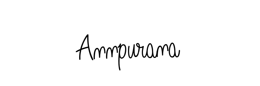 Create a beautiful signature design for name Annpurana. With this signature (Angelique-Rose-font-FFP) fonts, you can make a handwritten signature for free. Annpurana signature style 5 images and pictures png