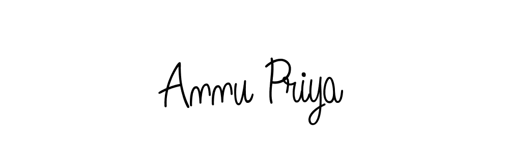 Also we have Annu Priya name is the best signature style. Create professional handwritten signature collection using Angelique-Rose-font-FFP autograph style. Annu Priya signature style 5 images and pictures png