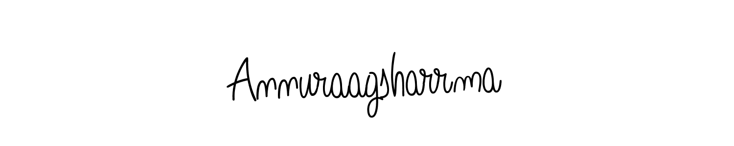 It looks lik you need a new signature style for name Annuraagsharrma. Design unique handwritten (Angelique-Rose-font-FFP) signature with our free signature maker in just a few clicks. Annuraagsharrma signature style 5 images and pictures png
