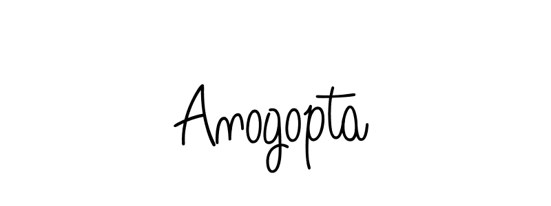 How to make Anogopta signature? Angelique-Rose-font-FFP is a professional autograph style. Create handwritten signature for Anogopta name. Anogopta signature style 5 images and pictures png