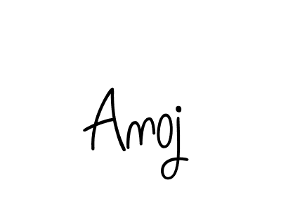 You should practise on your own different ways (Angelique-Rose-font-FFP) to write your name (Anoj) in signature. don't let someone else do it for you. Anoj signature style 5 images and pictures png