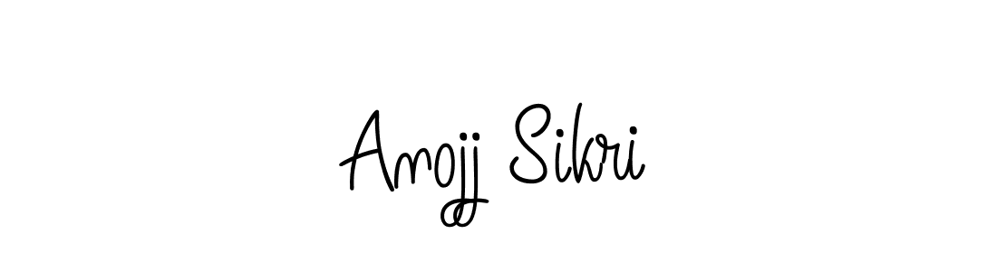 Angelique-Rose-font-FFP is a professional signature style that is perfect for those who want to add a touch of class to their signature. It is also a great choice for those who want to make their signature more unique. Get Anojj Sikri name to fancy signature for free. Anojj Sikri signature style 5 images and pictures png