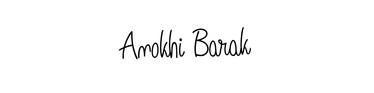 Best and Professional Signature Style for Anokhi Barak. Angelique-Rose-font-FFP Best Signature Style Collection. Anokhi Barak signature style 5 images and pictures png