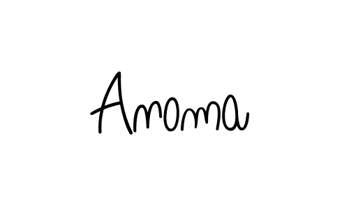 Anoma stylish signature style. Best Handwritten Sign (Angelique-Rose-font-FFP) for my name. Handwritten Signature Collection Ideas for my name Anoma. Anoma signature style 5 images and pictures png